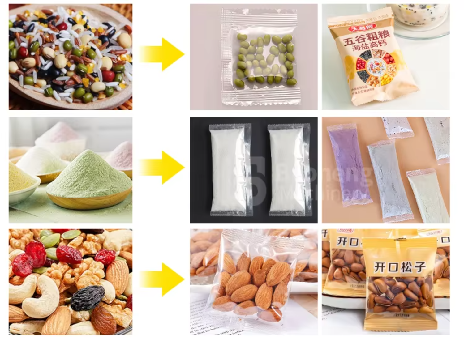 Automatic Tea Bag Packaging Machine Packing Machine Coffee Beans With Roll Film Filling and Sealing