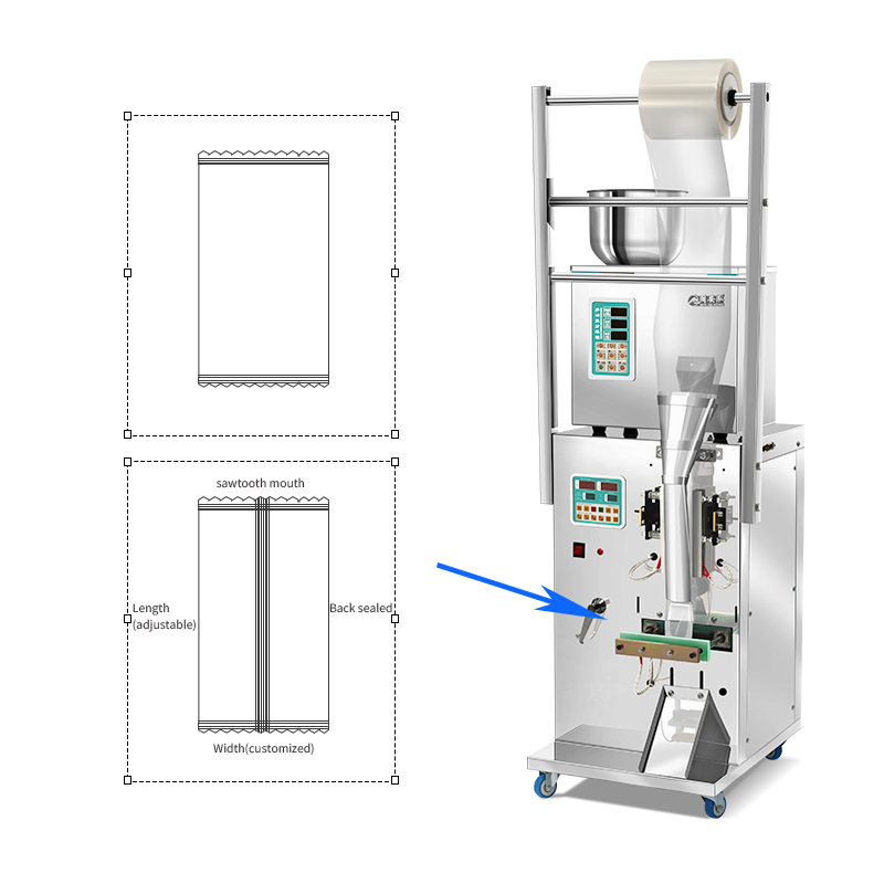 Multi-Function Automatic Powder Filling Machine for Film Plastic Paper Bags Paprika Spice Coffee Tea Bag Sugar Sachet Vertical