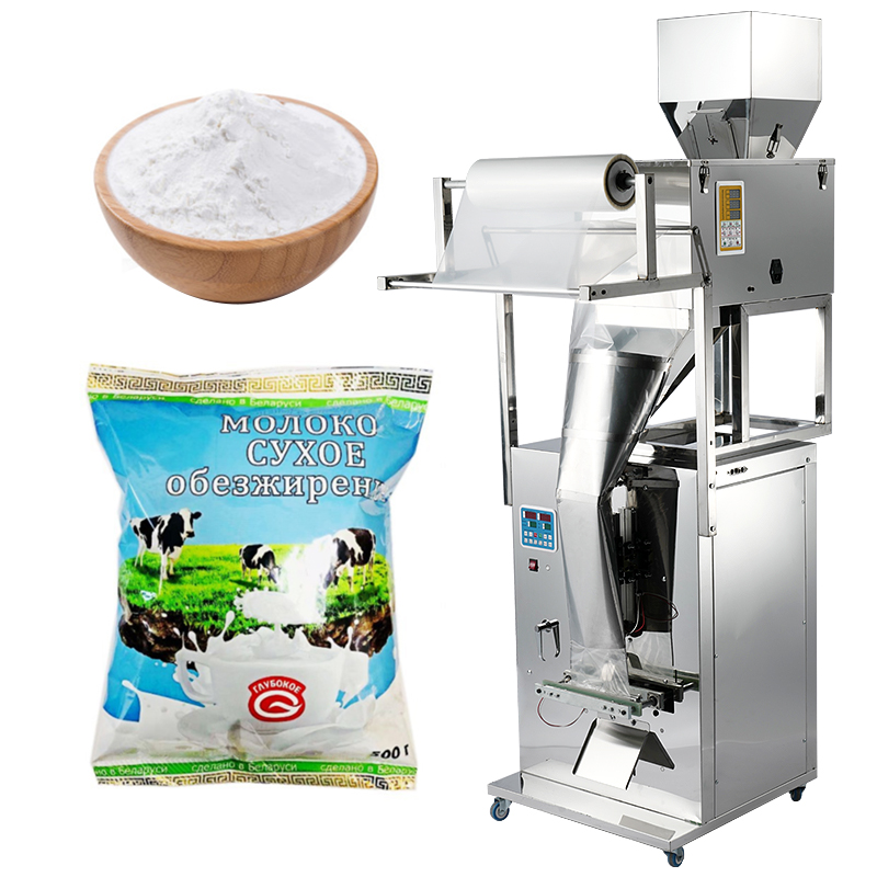 For Solid Granules Bagged Material Food Pouch Film Multi-Function Automatic Machine Filling Sealing Printing Punching