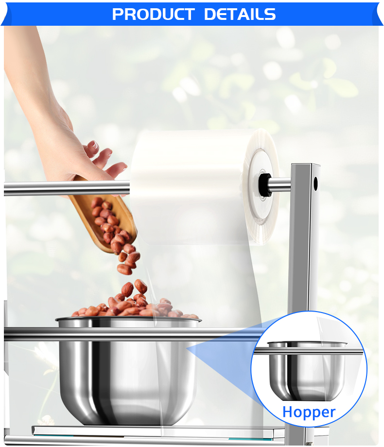 Factory Direct Automatic Powder Sachet and Zipper Doypack Packaging Machine for Food with Paper/Plastic Materials