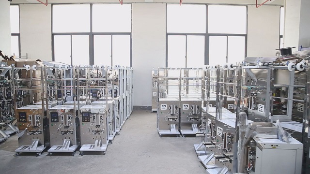 SAM automated packaging machine production facility