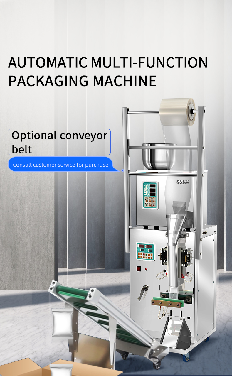 Factory Direct Automatic Powder Sachet and Zipper Doypack Packaging Machine for Food with Paper/Plastic Materials