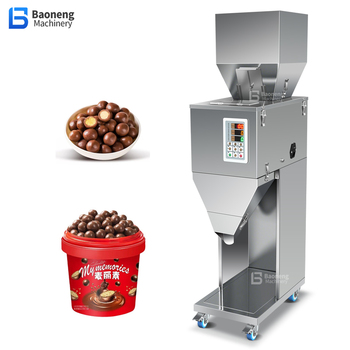 Vertical digital control coffee bean and pet food filling machine