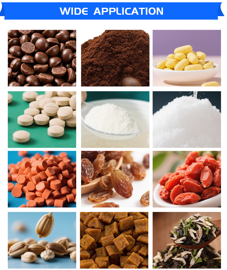 Factory Direct Automatic Powder Sachet and Zipper Doypack Packaging Machine for Food with Paper/Plastic Materials