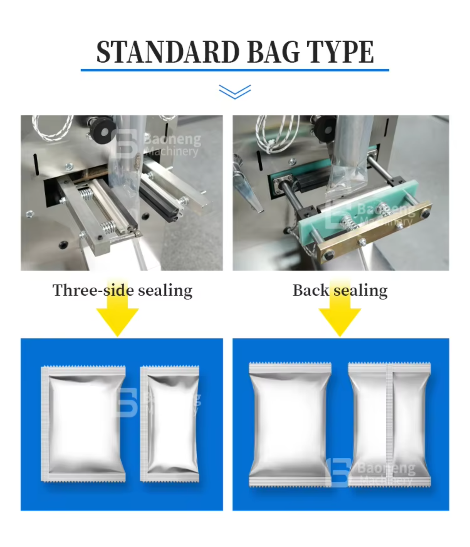 Automatic Tea Bag Packaging Machine Packing Machine Coffee Beans With Roll Film Filling and Sealing