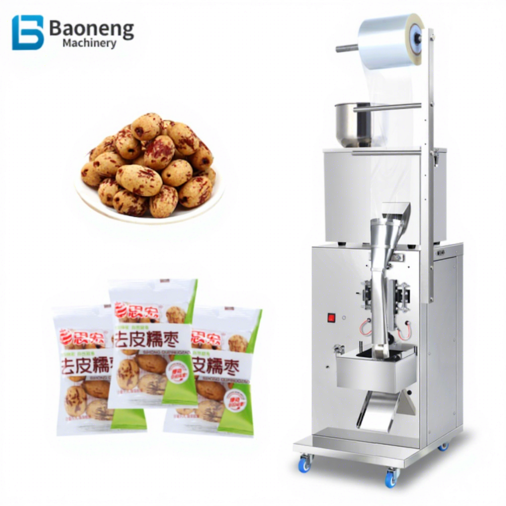 Bean and Nut Sealed Packaging Machine for Food Coating and Filling with Motor for Nuts Tobacco Textiles Plastic Materials