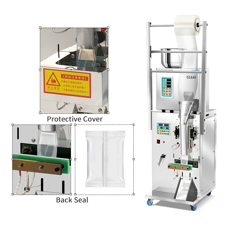 Automatic Sugar Honey Water Oil Sauce Granules & Powder Bags/Film Food Chemical Packing Machine