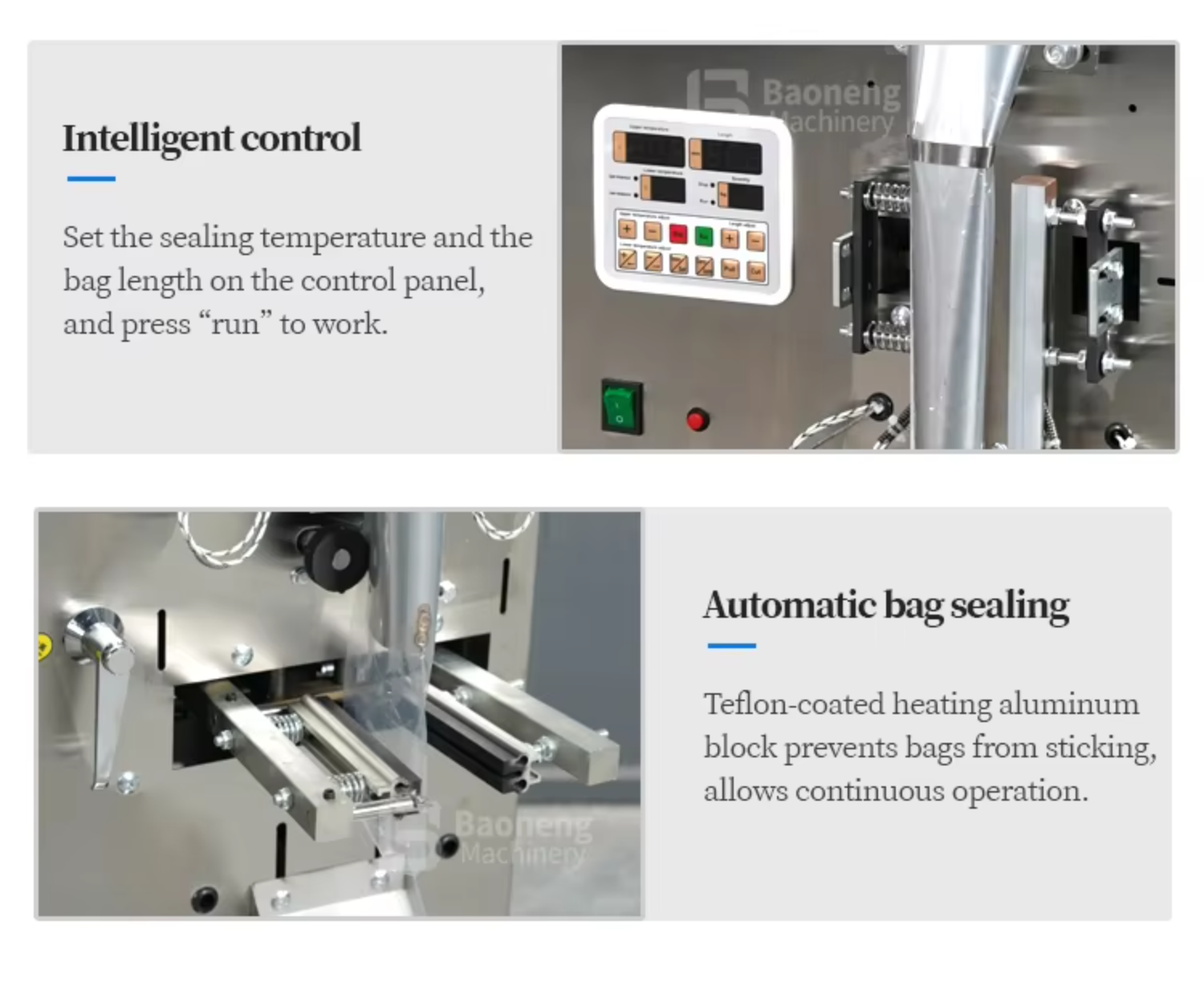 Automatic Tea Bag Packaging Machine Packing Machine Coffee Beans With Roll Film Filling and Sealing
